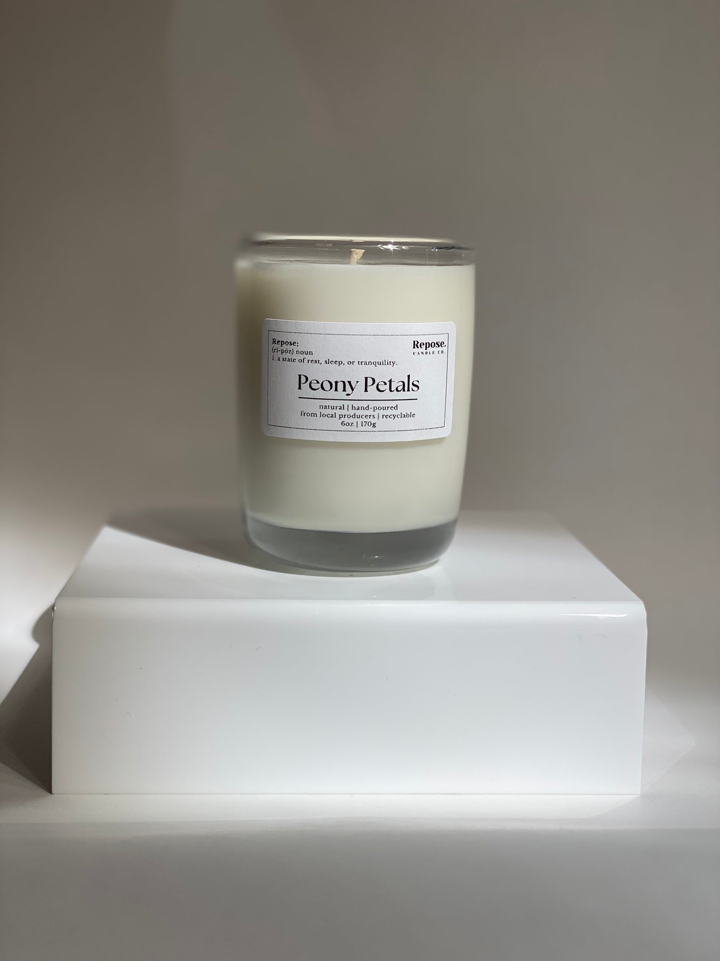 Peony Petals Candle